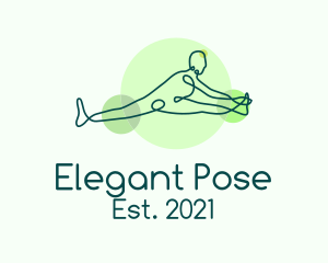 Yoga Stretching Pose  logo