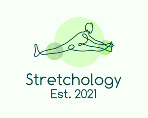 Yoga Stretching Pose  logo