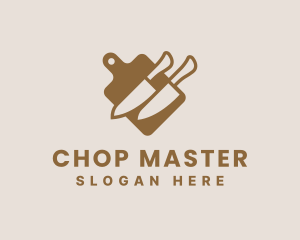 Chopping Board Knives logo design