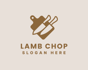 Chopping Board Knives logo design