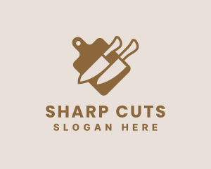 Chopping Board Knives logo design