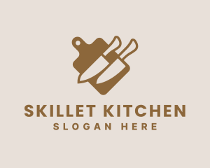 Chopping Board Knives logo design