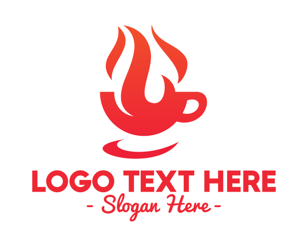 Sizzling logo example 1