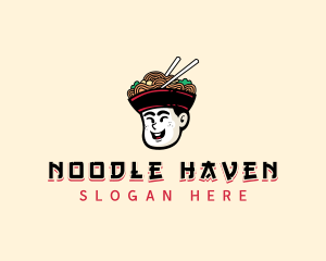 Chinese Noodles Bowl logo design