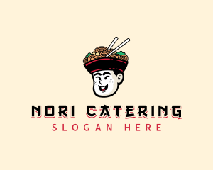 Chinese Noodles Bowl logo design