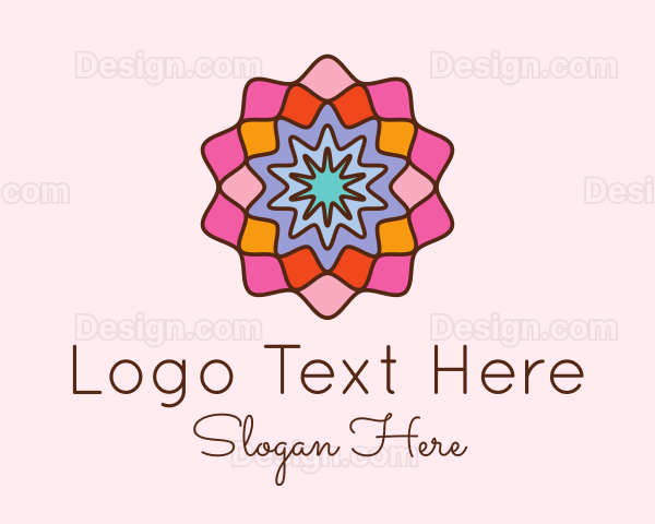 Floral Mosaic Centerpiece Logo