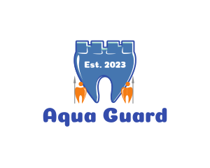 Teeth Castle Guards logo design