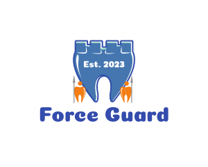 Teeth Castle Guards logo design