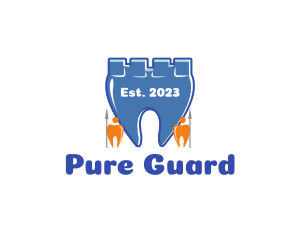 Teeth Castle Guards logo design