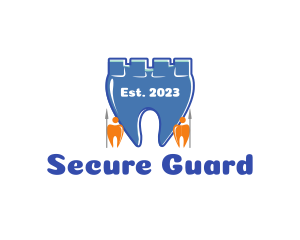 Teeth Castle Guards logo design