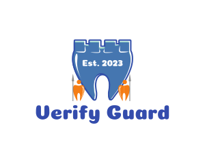 Teeth Castle Guards logo design