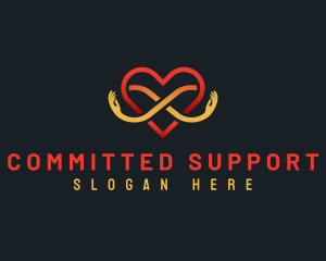 Infinite Heart Care logo design