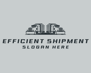 Delivery Fleet Trucking logo design