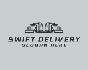 Delivery Fleet Trucking logo design