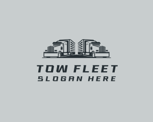 Delivery Fleet Trucking logo design