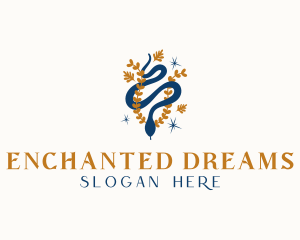 Enchanted Snake Leaf logo