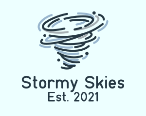 Tornado Typhoon Weather logo