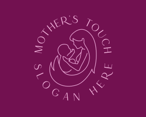 Mother Child Parenting logo design