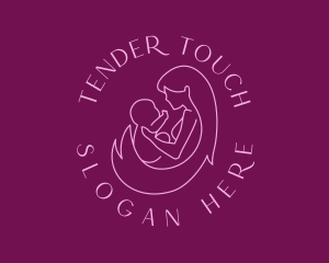 Mother Child Parenting logo design