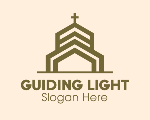 Bronze Religious Church logo design