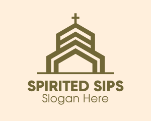 Bronze Religious Church logo design