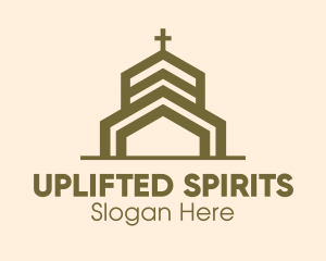 Bronze Religious Church logo design