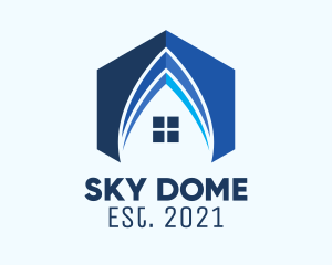 Dome House Property  logo design