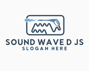 Water Wave Pressure Washer logo design