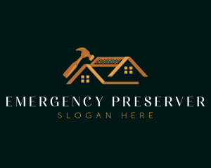 Luxury Roof Repair logo design