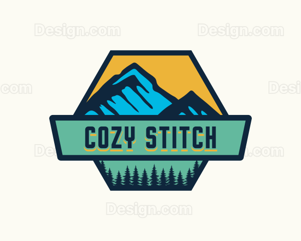 Mountain Summit Hiking Logo