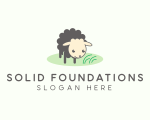 Baby Sheep Lamb Logo