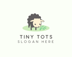 Baby Sheep Lamb Logo