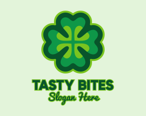 Green Irish Shamrock  logo