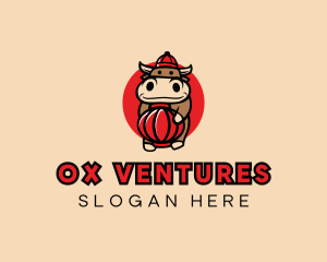 Chinese Ox Lantern logo