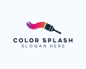 Paint Brush Painting logo