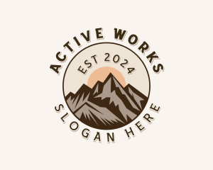 Summit Hiker Adventure logo design