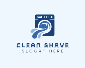 Laundry Cleaning Laundromat logo design