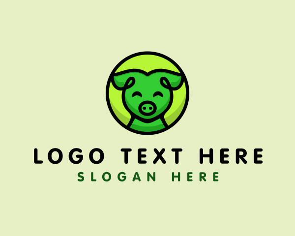 Piglet logo example 2