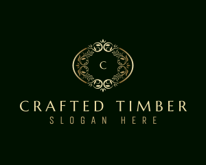 Premium Wreath Boutique logo design