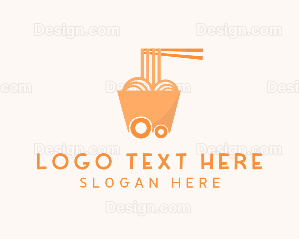 Noodle Food Cart Logo