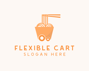 Noodle Food Cart  logo design