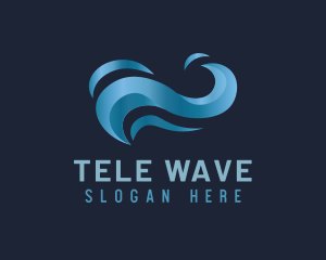 Blue Ocean Wave logo design