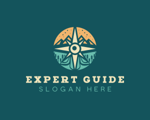 Mountain Field Exploration logo design