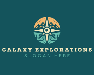 Mountain Field Exploration logo design