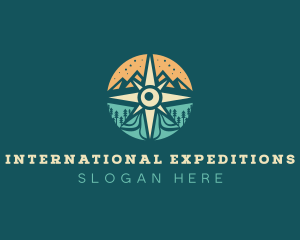 Mountain Field Exploration logo design