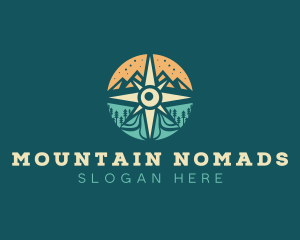 Mountain Field Exploration logo design