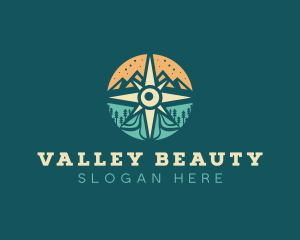 Mountain Field Exploration logo design