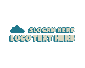 Cloud Comic Wordmark logo