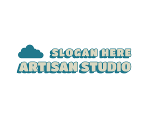 Cloud Comic Wordmark logo design