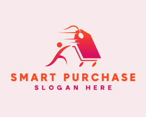 People Cart Sale logo design